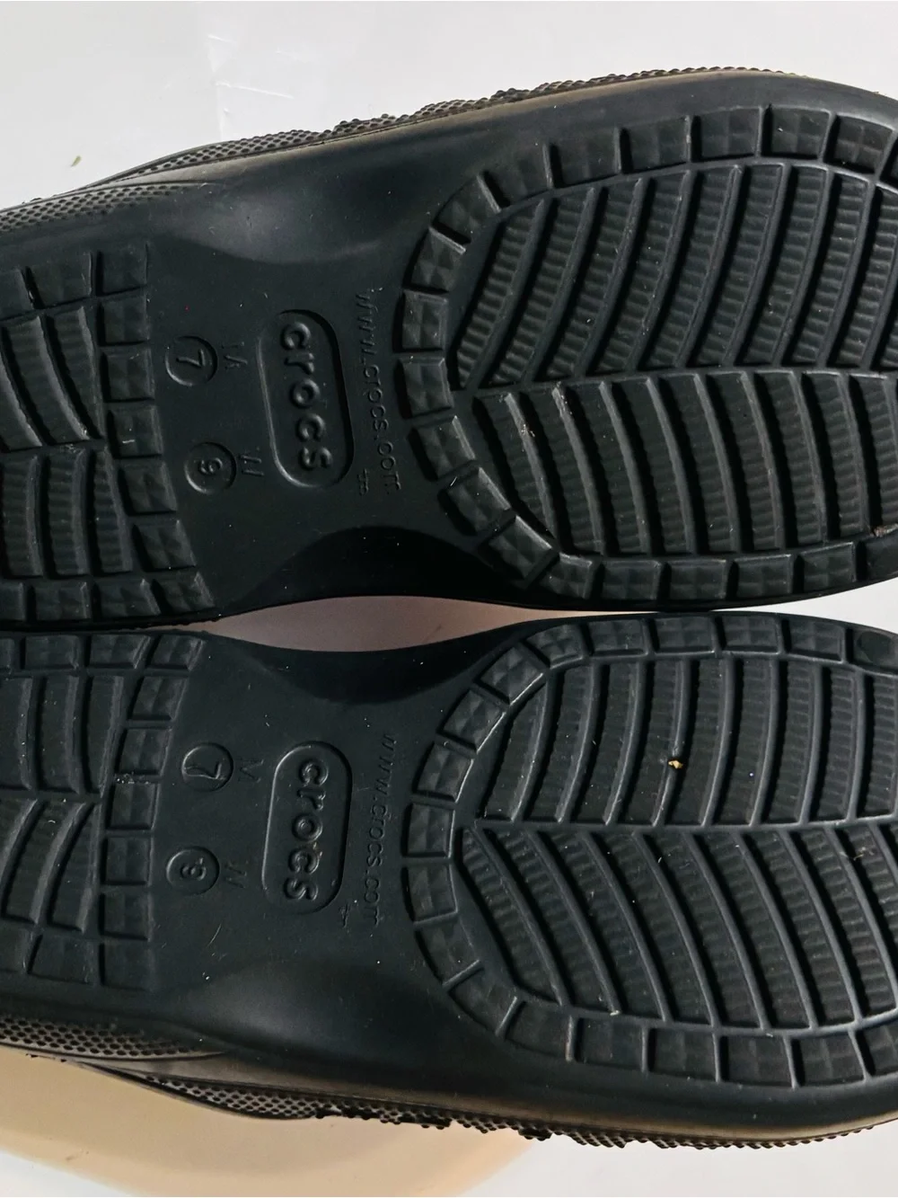 CROCS Men’s Black Slide Sandal with Logo